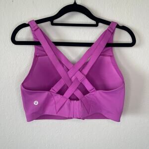 Lululemon Energy High Support Bra Sports Bra Pink Purple Berry - Size 36DD